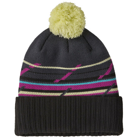Die Powder Town Beanie ist eine Mütze mit Hingucker-Effekt. Patagonia hat ihr einen Bommel gegönnt. Neben gutem Aussehen sorgt sie für einen warmen Kopf.