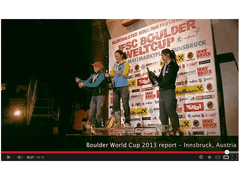 Video vom Finale des Boulderweltcups in Innsbruck
