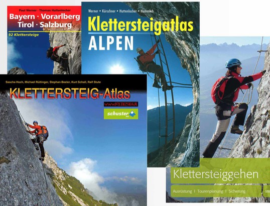 Klettersteigführer beinhalten viele interessante und notwendige Informationen über Klettersteige.